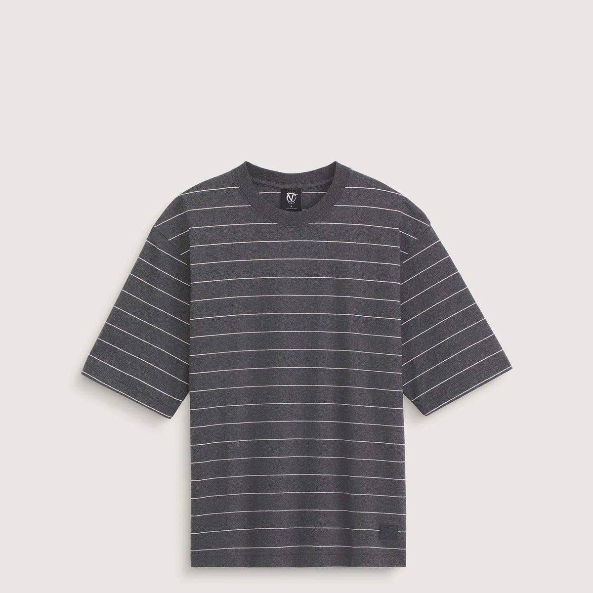 Vans X Rowan Z Stripe Short Sleeve Shirt, charcoal - Tiki Room Skateboards - 2