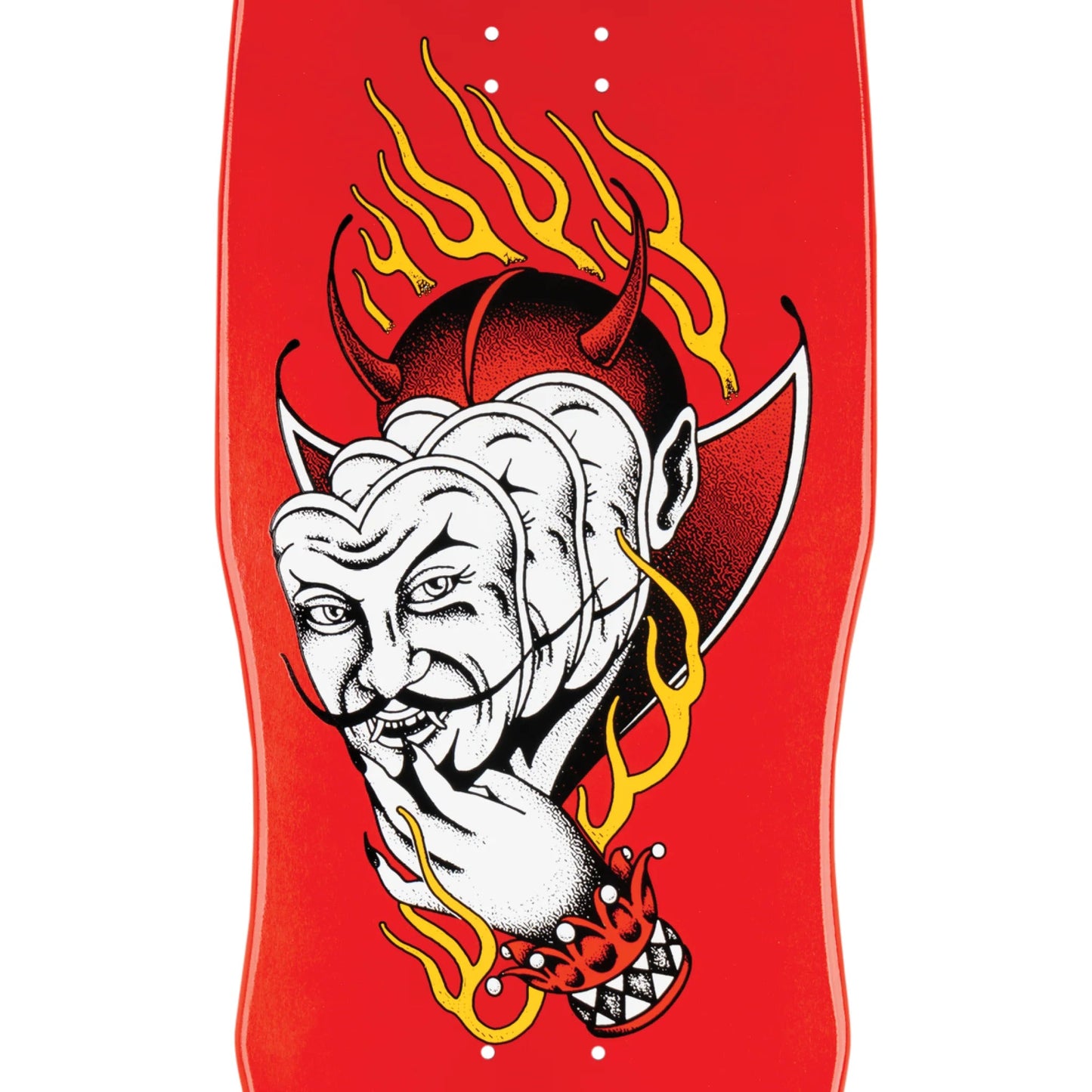 Welcome Diablo Deck (9.85"), red dip - Tiki Room Skateboards - 5