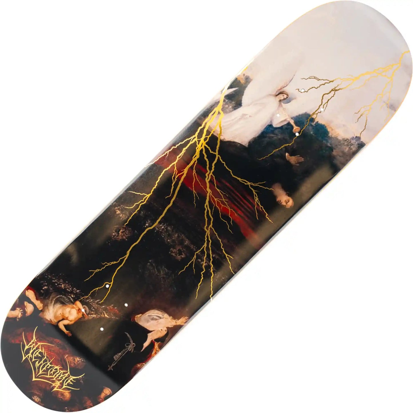 Welcome Rapture 8.75" On Popsicle (8.75"), gold foil - Tiki Room Skateboards - 1