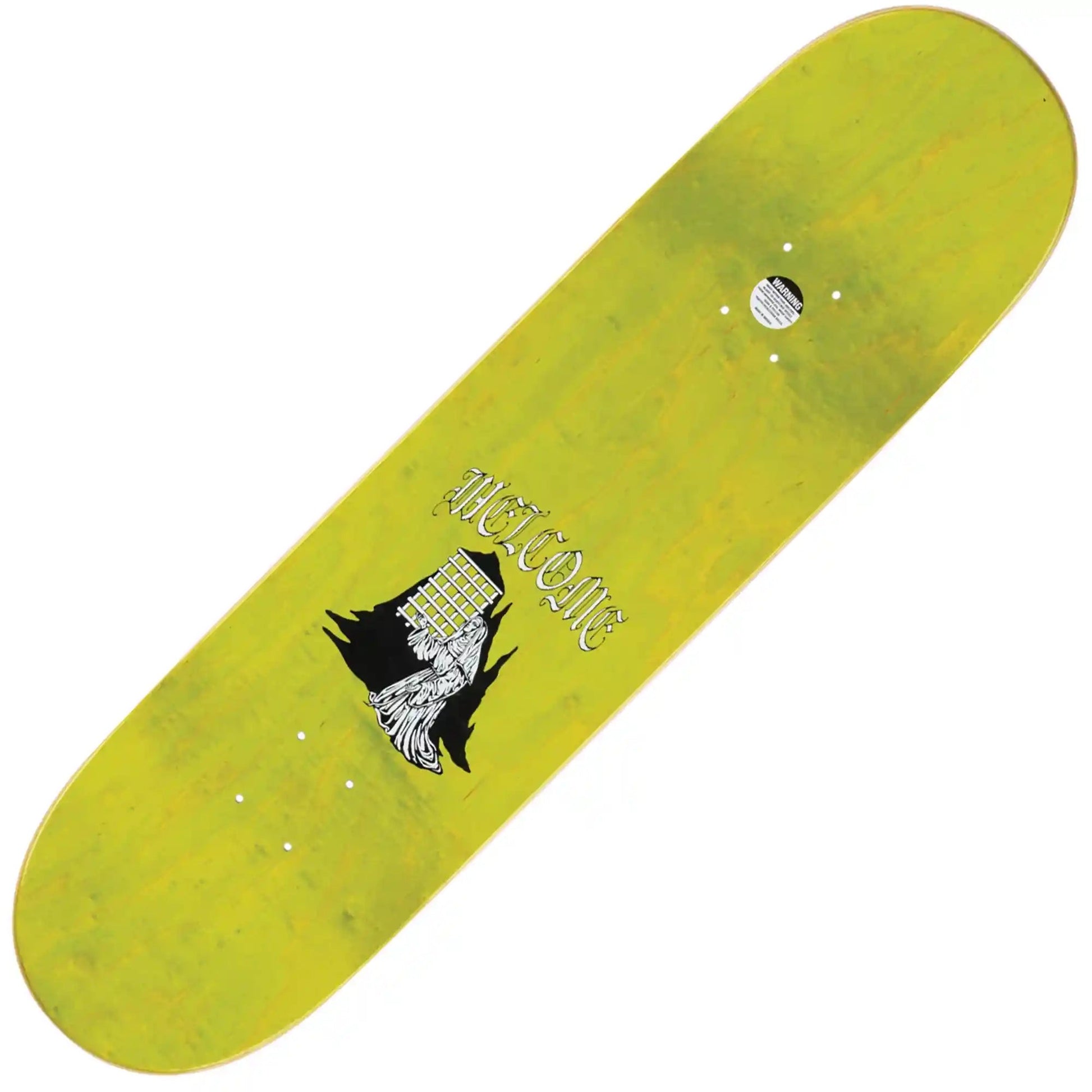 Welcome Rosary Deck (8.25"), black/gold foil - Tiki Room Skateboards - 2