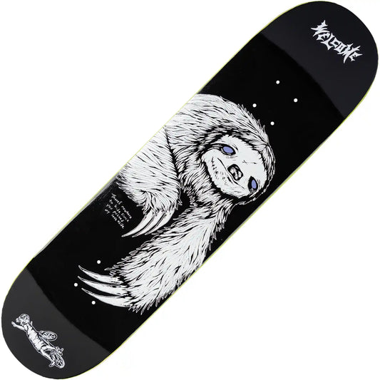 Welcome Sloth 8.25" On Popsicle (8.25"), black/white - Tiki Room Skateboards - 1