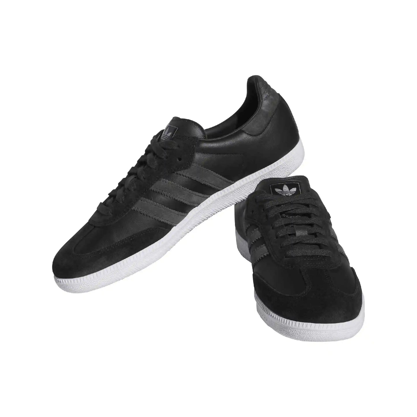 Adidas Samba Adv, core black/carbon/silver metallic - Tiki Room Skateboards - 2