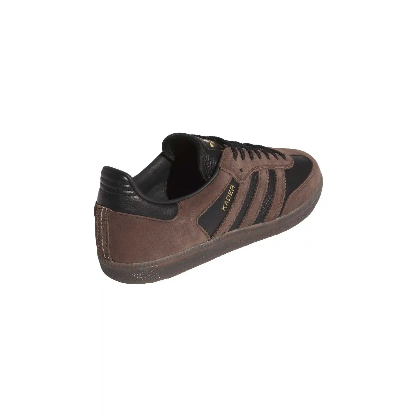 Adidas Samba ADV X Kader, core black/brown/gum - Tiki Room Skateboards - 3