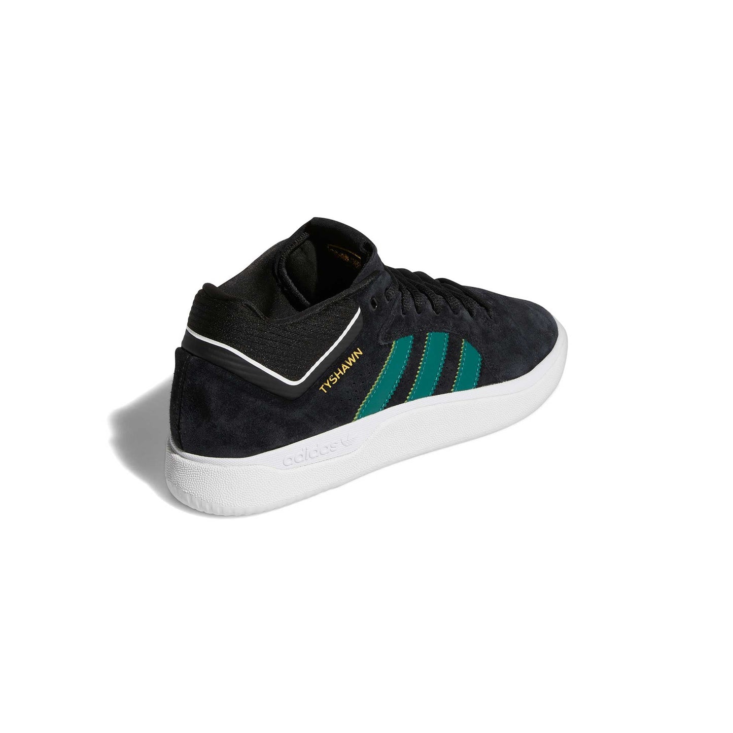 Adidas Tyshawn, core black / collegiate green / cloud white - Tiki Room Skateboards - 6