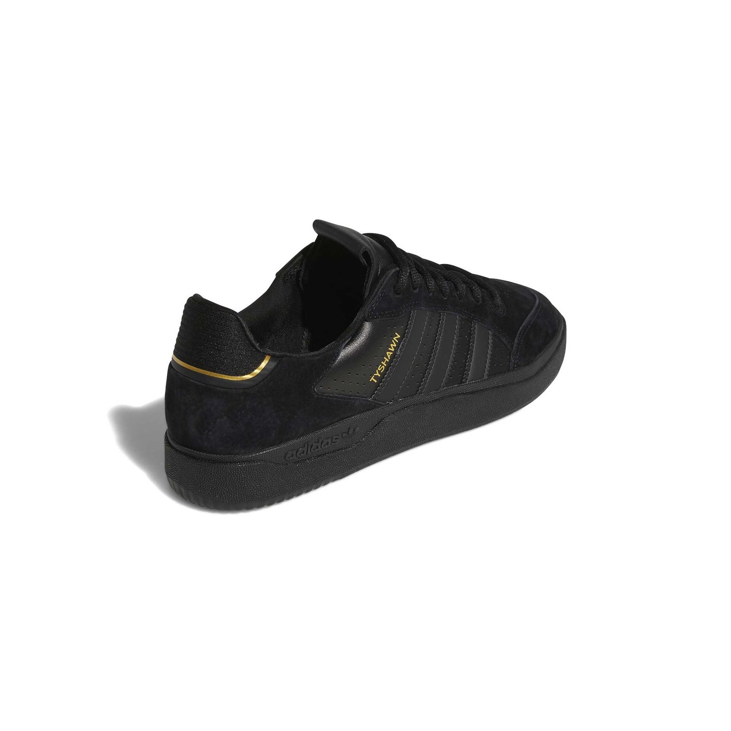 Adidas Tyshawn Low, core black / core black / gold metallic - Tiki Room Skateboards - 7