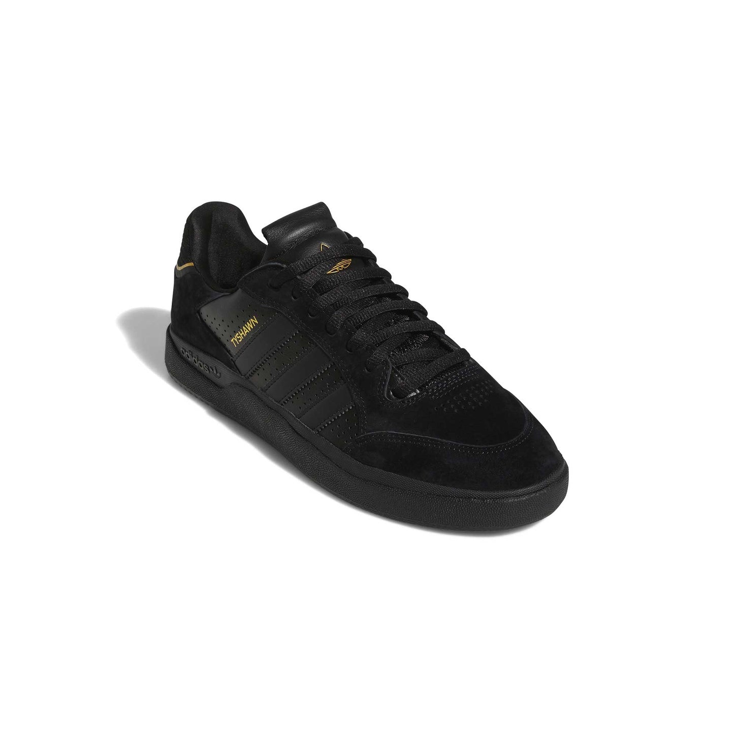 Adidas Tyshawn Low, core black / core black / gold metallic - Tiki Room Skateboards - 2