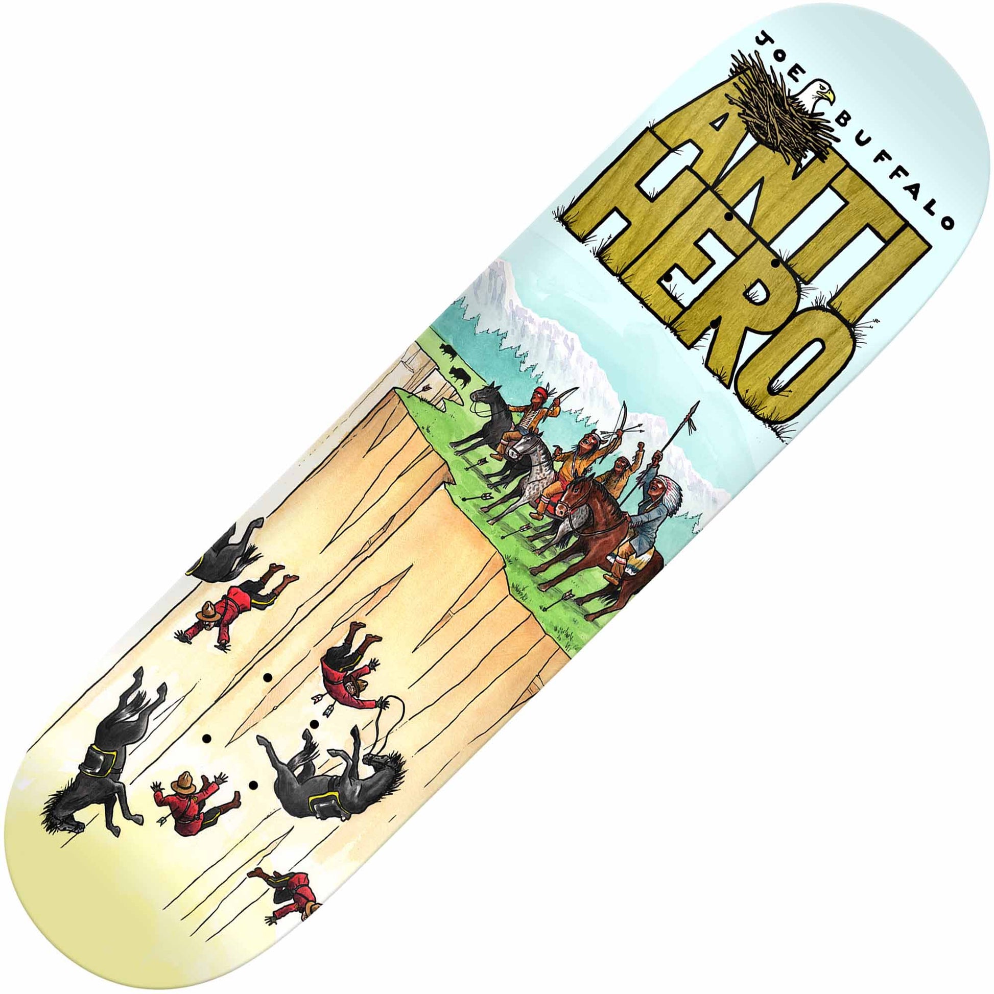 Anti Hero Joe Buffalo Guest Deck (8.75”) - Tiki Room Skateboards - 1