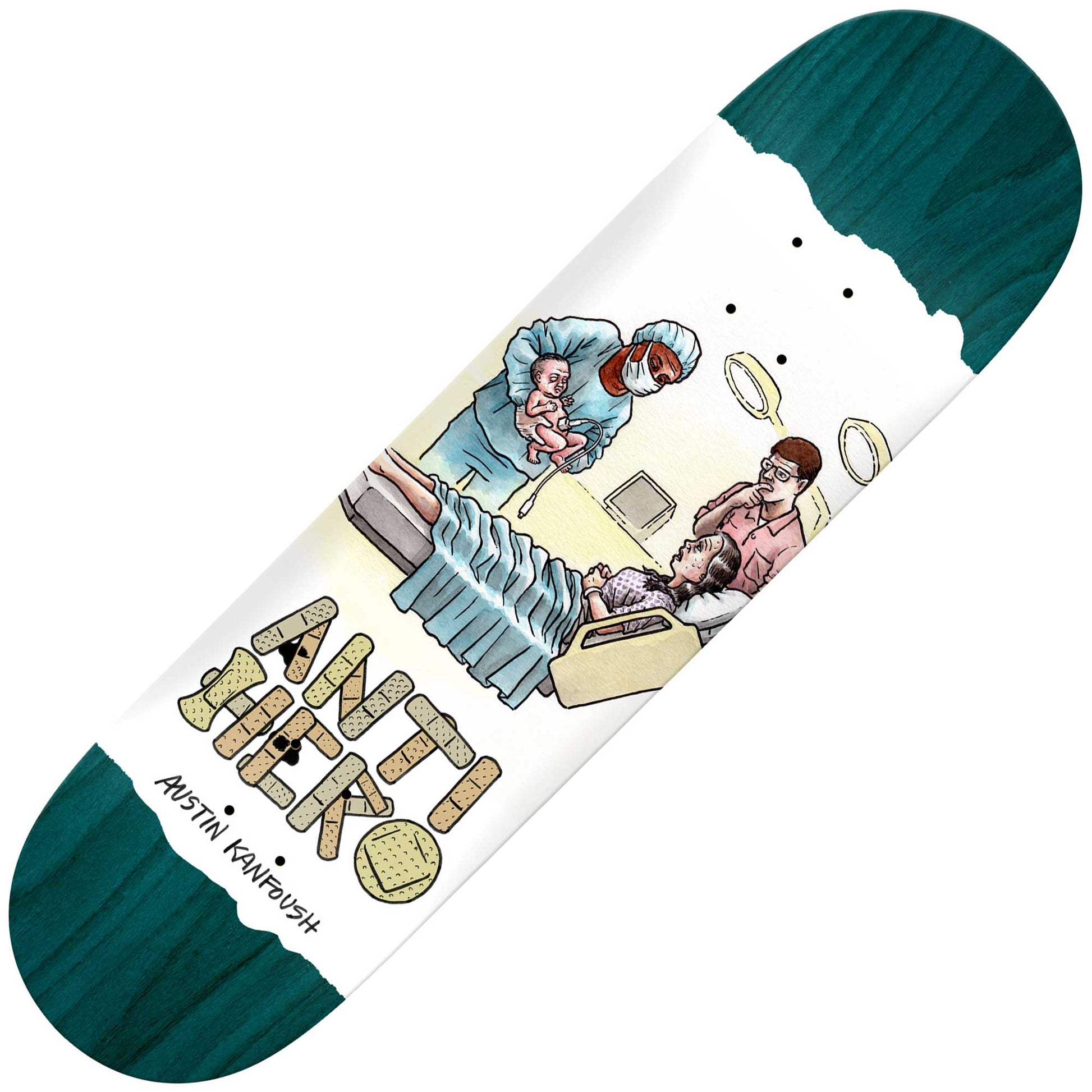 Anti Hero Kanfoush Medicine deck (8.12") - Tiki Room Skateboards - 1