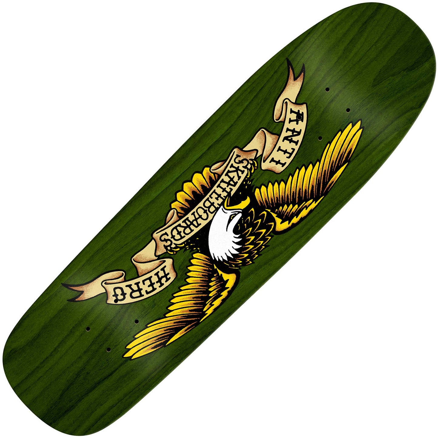 Anti Hero Team Shaped Eagle - Green Giant deck (9.56) - Tiki Room Skateboards - 1