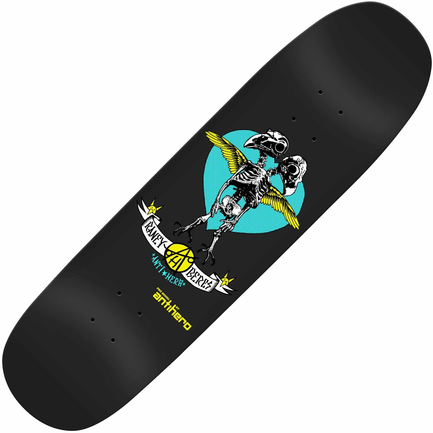 Antihero Big Bord 2 Raney Shape Black Deck (8.63”) - Tiki Room Skateboards - 1