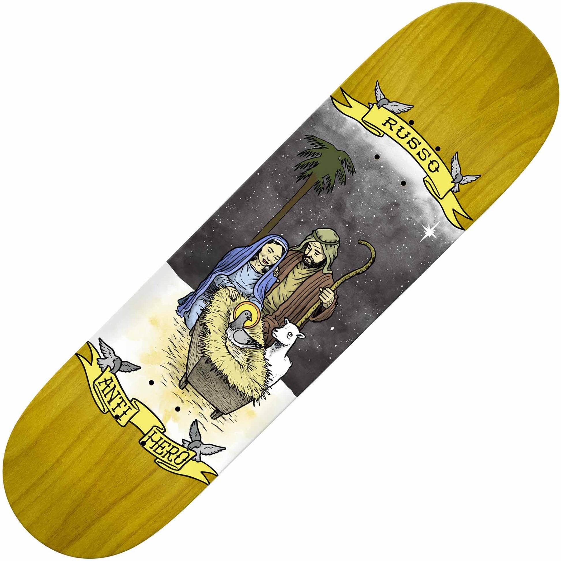 Antihero Russo Pigeon Religion Deck (8.38”) - Tiki Room Skateboards - 1