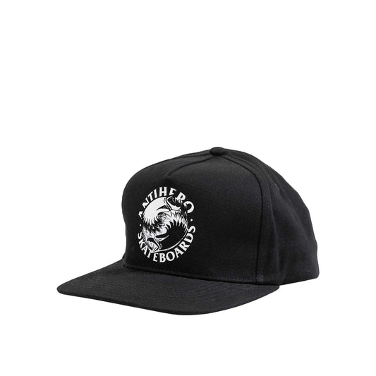 Antihero Yeag Yang Snapback, black - Tiki Room Skateboards - 1