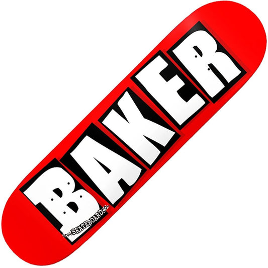 Baker Brand Logo White Deck (8.25”) - Tiki Room Skateboards - 1