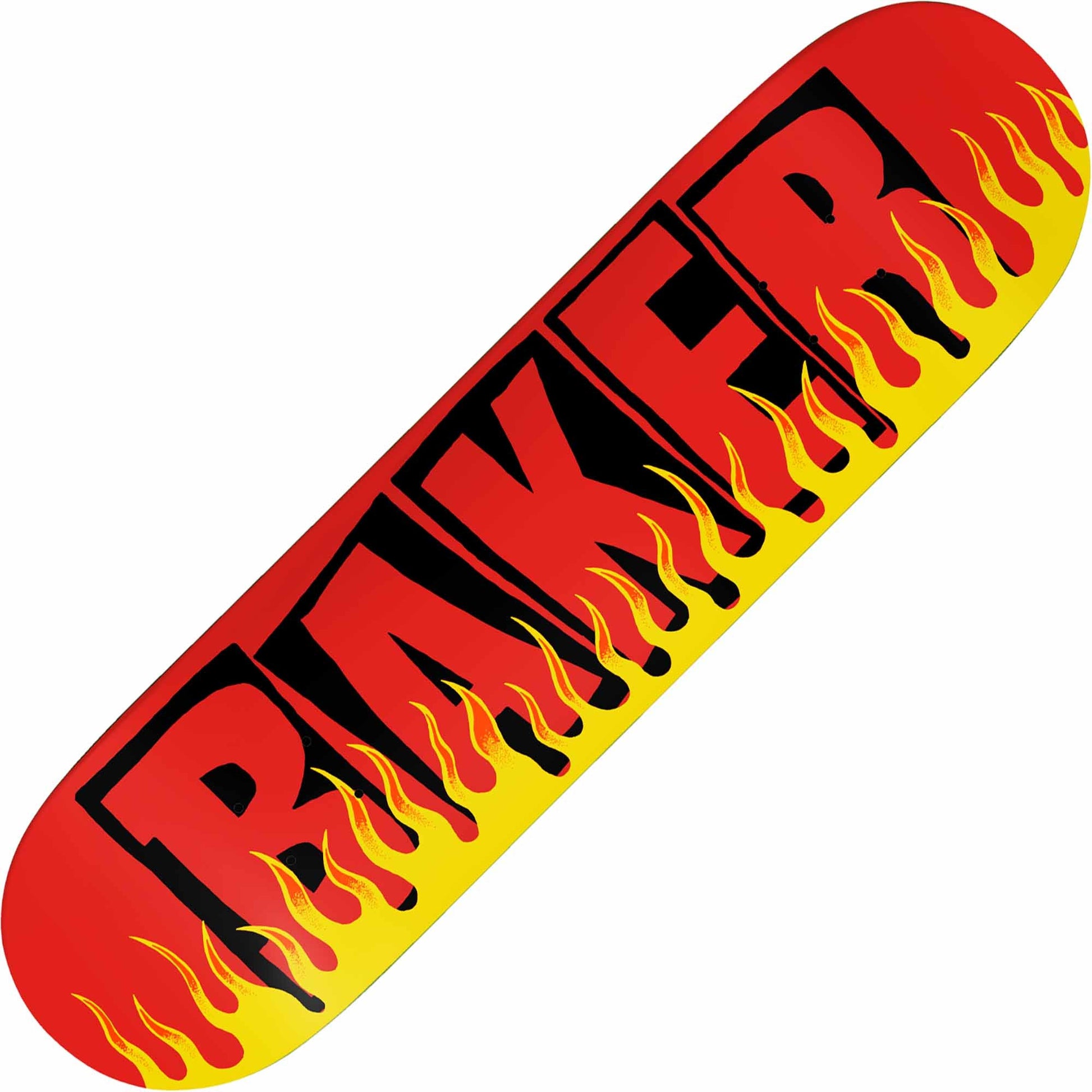 Baker Tfunk Flames Deck (8.25”) - Tiki Room Skateboards - 1