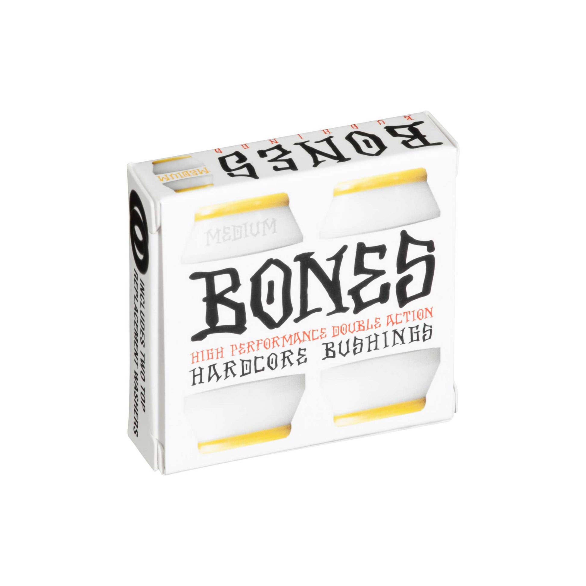 Bones Hardcore Bushings (medium white) - Tiki Room Skateboards - 1
