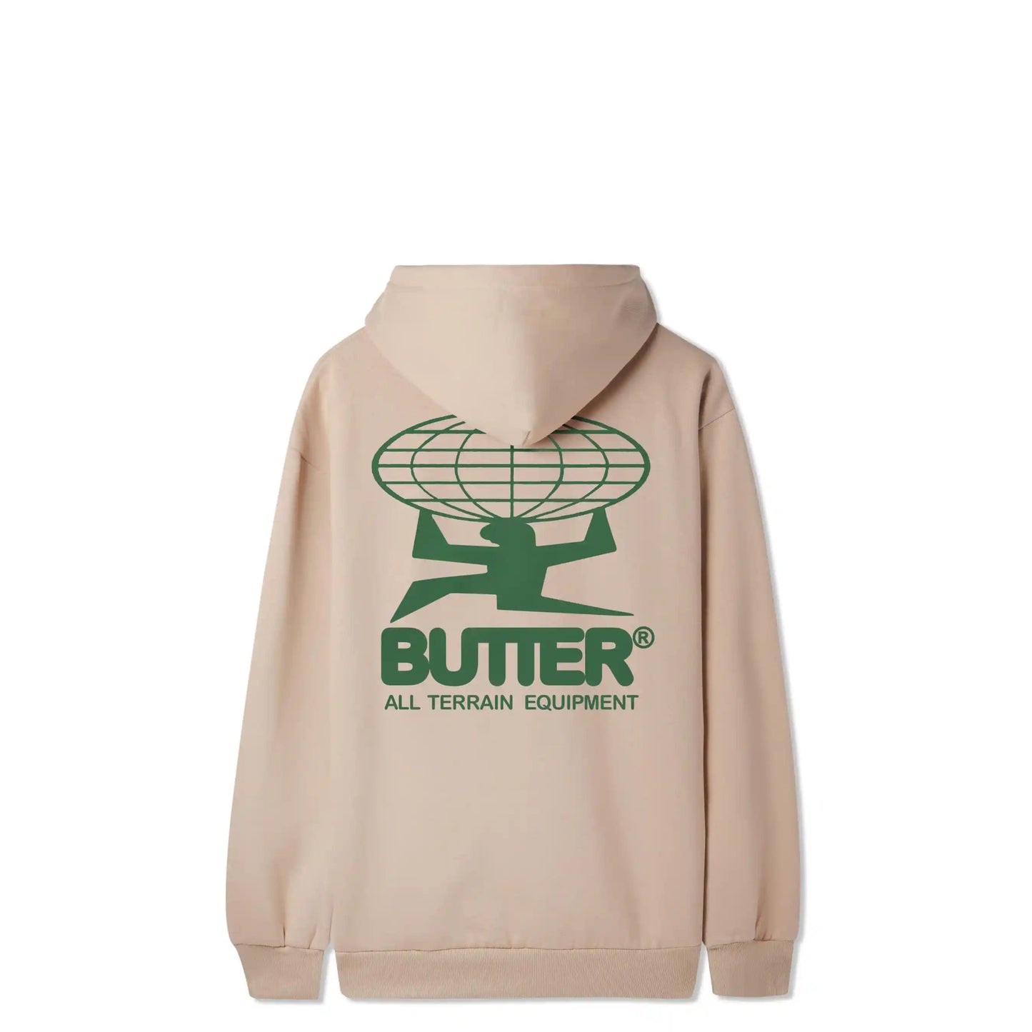 Butter Goods All Terrain Pullover Hood, tan - Tiki Room Skateboards - 2
