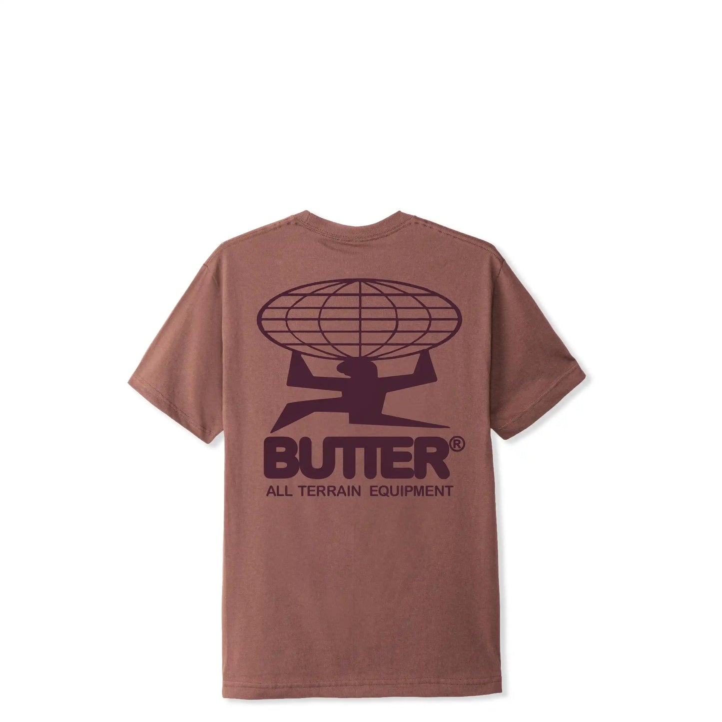 Butter Goods All Terrain Tee, washed wood - Tiki Room Skateboards - 2