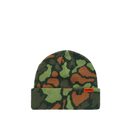 Butter Goods Camo Beanie, jungle