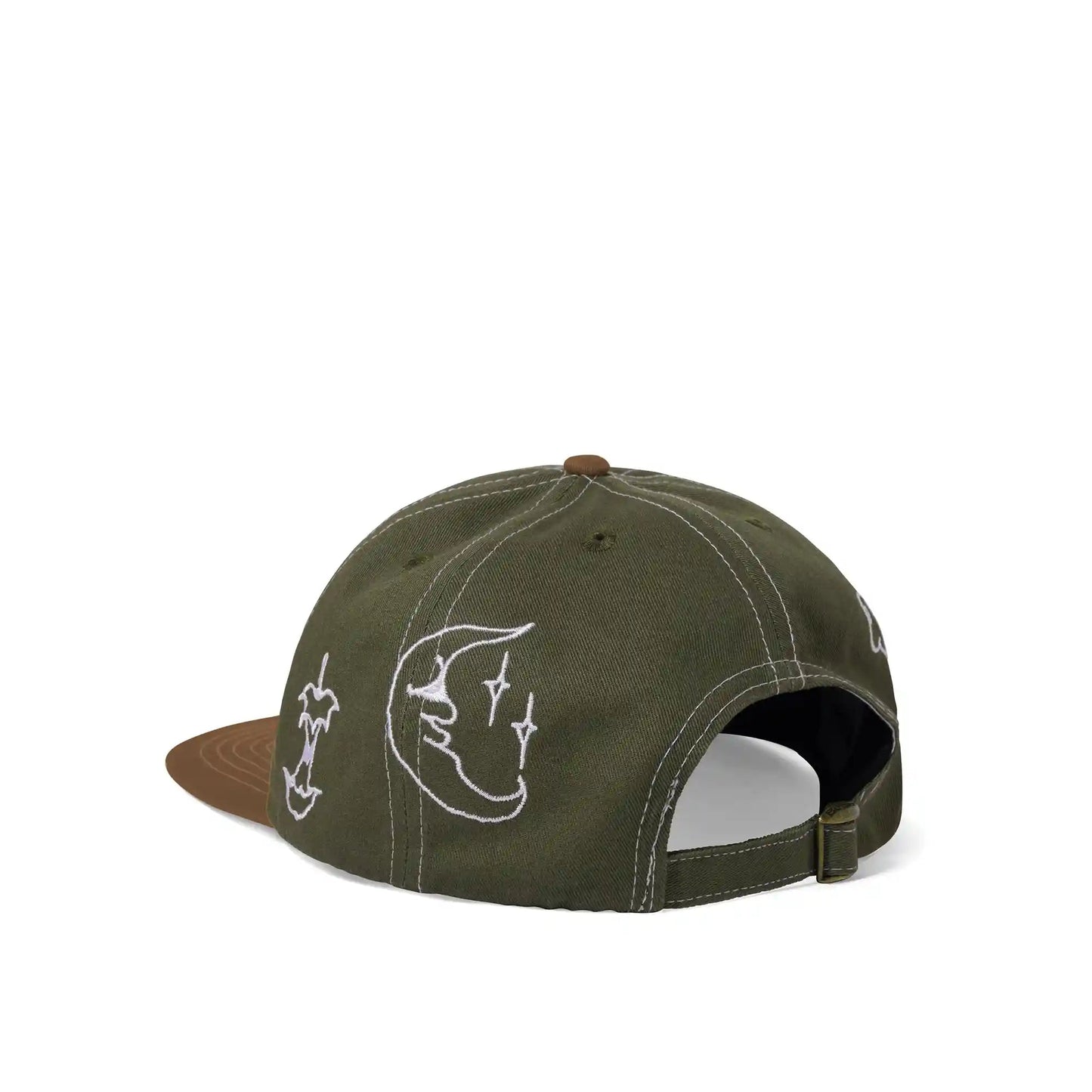 Butter Goods Critter 6 Panel Cap, army / brown - Tiki Room Skateboards - 2