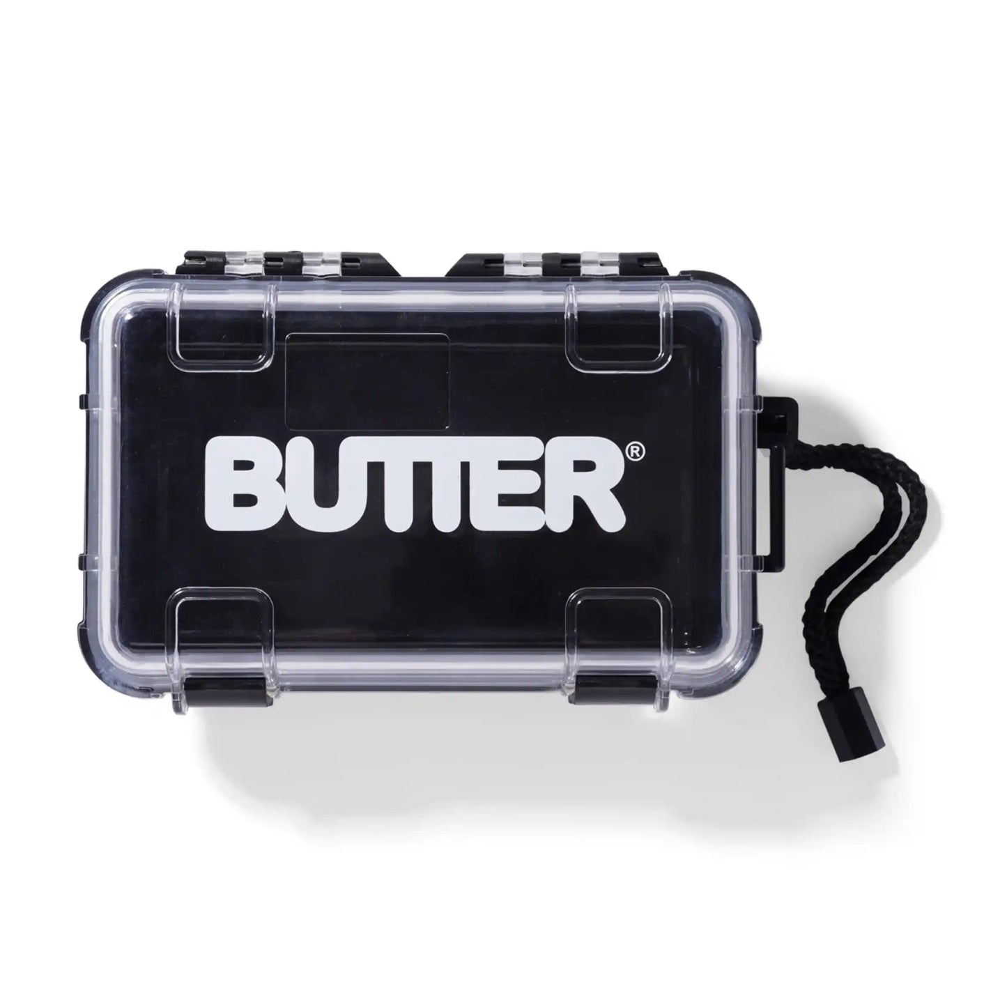 Butter Goods Logo Plastic Case, black - Tiki Room Skateboards - 1
