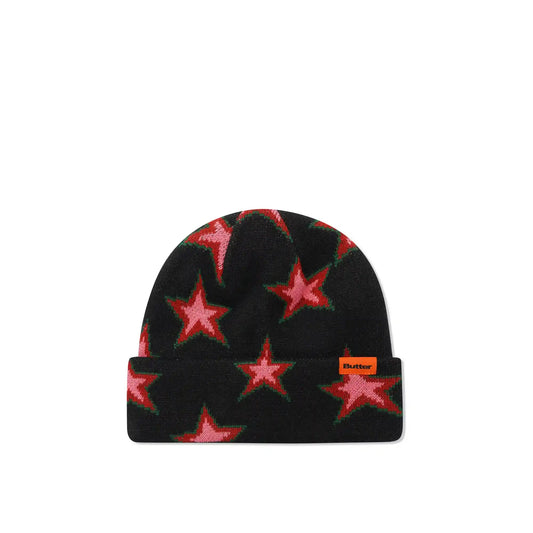 Butter Goods Star Beanie, black