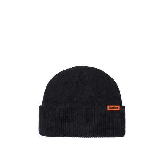 Butter Goods Tall Wharfie Beanie, black