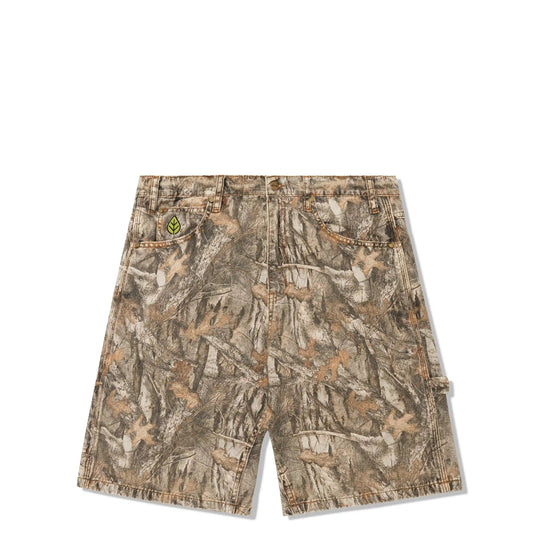 Butter Goods Weathergear Heavy Weight Denim Shorts, forest camo