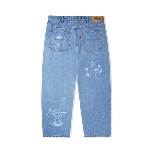 Butter Jun Denim Jeans, washed indigo - Tiki Room Skateboards - 1