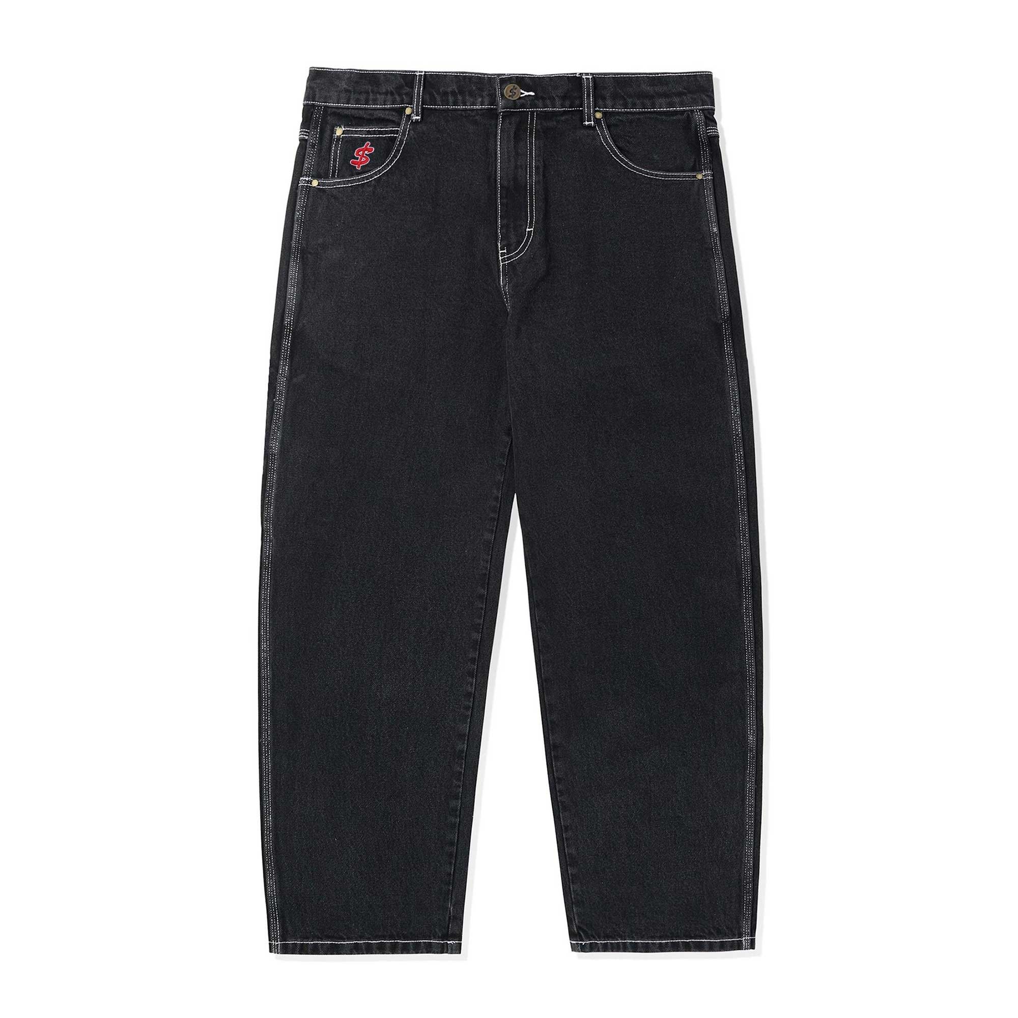 Cash Only All Star Baggy Denim Jeans, black – Tiki Room Skateboards