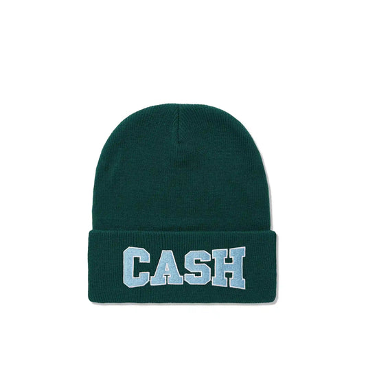 Cash Only Campus Beanie, forest - Tiki Room Skateboards - 1