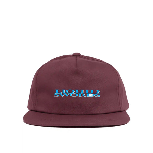 Chocolate Choc Liquid Swords 5-Panel Hat, wine