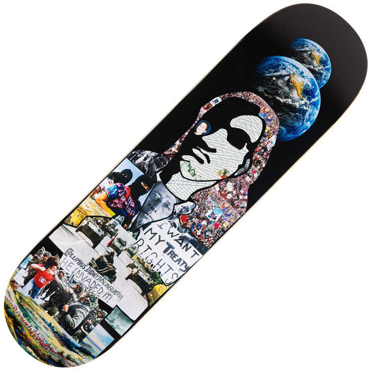 Colonialism Joe Buffalo Two Worlds deck (8.75") - Tiki Room Skateboards - 1