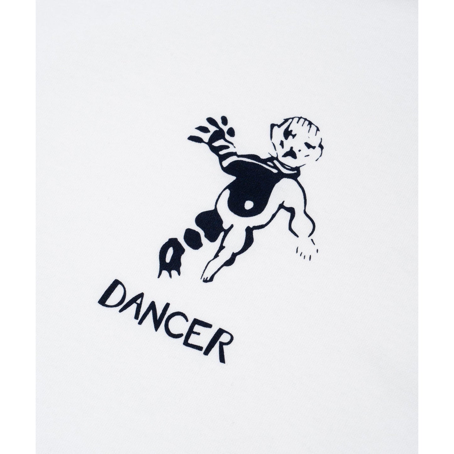 Dancer OG Logo L/S Tee, white - Tiki Room Skateboards - 3
