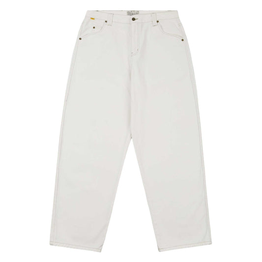 Dime Baggy Denim Pants, off-white - Tiki Room Skateboards - 1