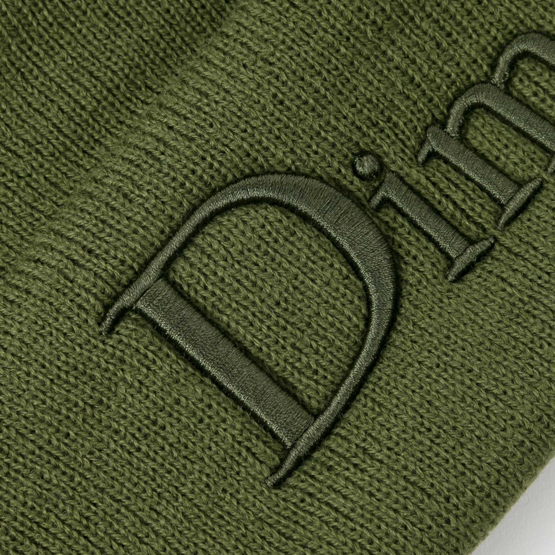 Dime Classic 3D Beanie, olive green - Tiki Room Skateboards - 2