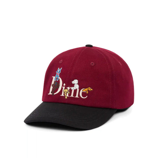 Dime Classic Dogs Low Pro Cap, merlot - Tiki Room Skateboards - 1