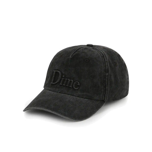 Dime Classic Embossed Uniform Cap, charcoal washed - Tiki Room Skateboards - 1