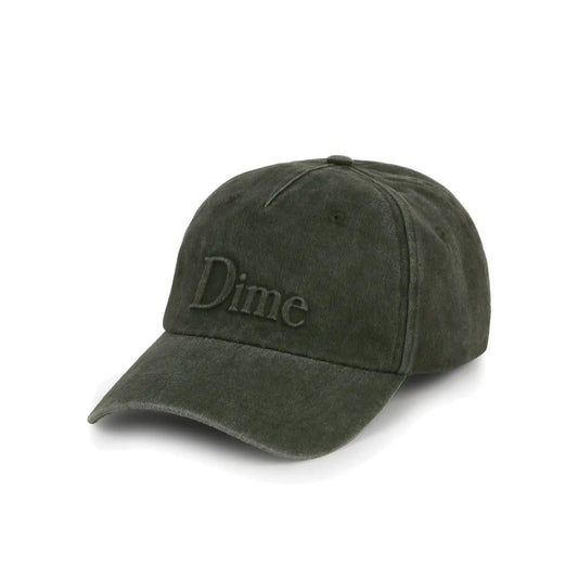 Dime Classic Embossed Uniform Cap, military washed - Tiki Room Skateboards - 1