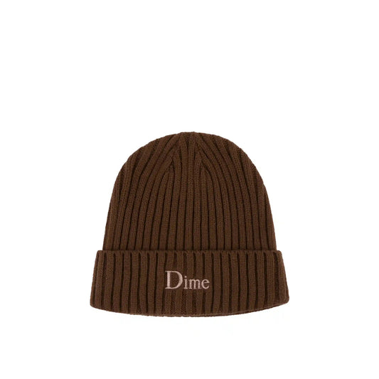 Dime Classic Fold Beanie, brown - Tiki Room Skateboards - 1