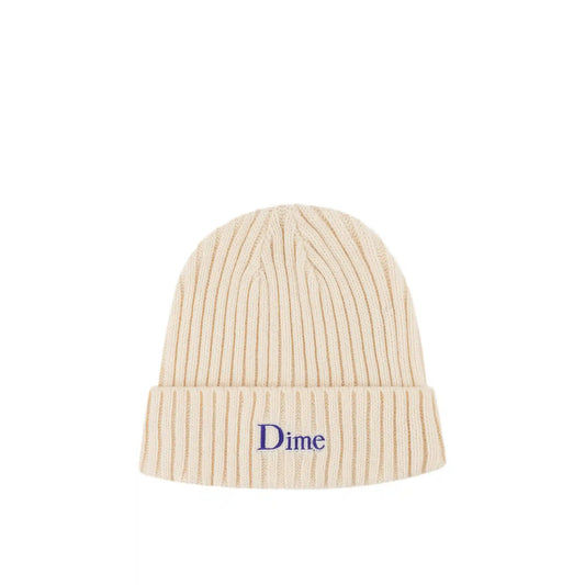 Dime Classic Fold Beanie, off-white - Tiki Room Skateboards - 1