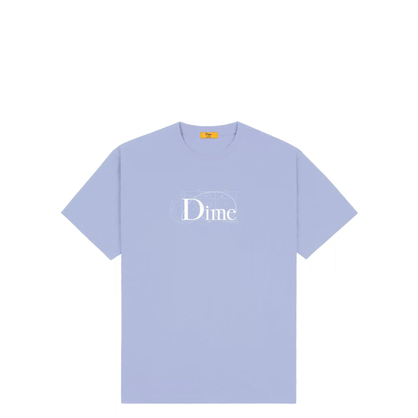 Dime Classic Ratio T-Shirt, light indigo - Tiki Room Skateboards - 1