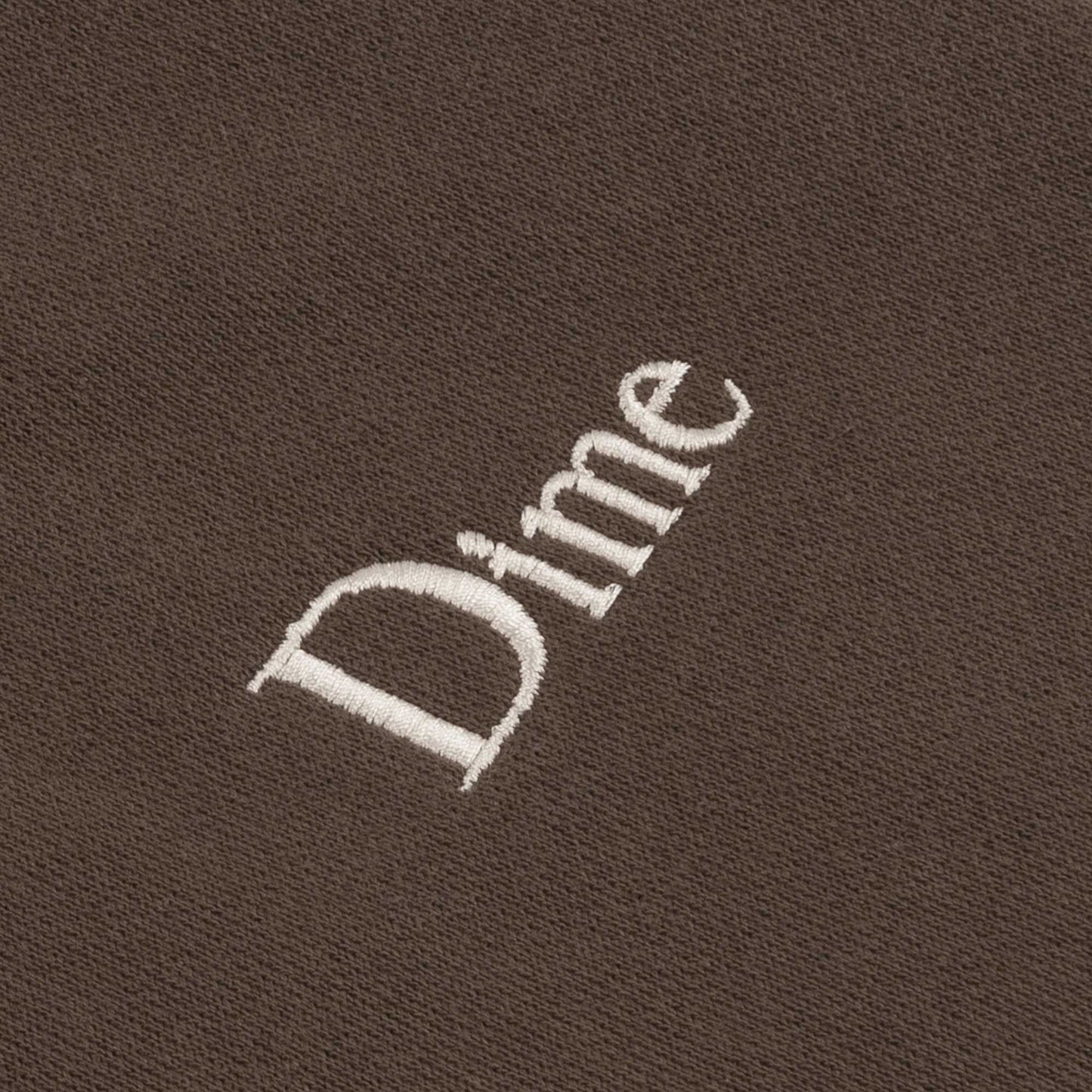 Dime Classic Small Logo Hoodie, driftwood - Tiki Room Skateboards - 2