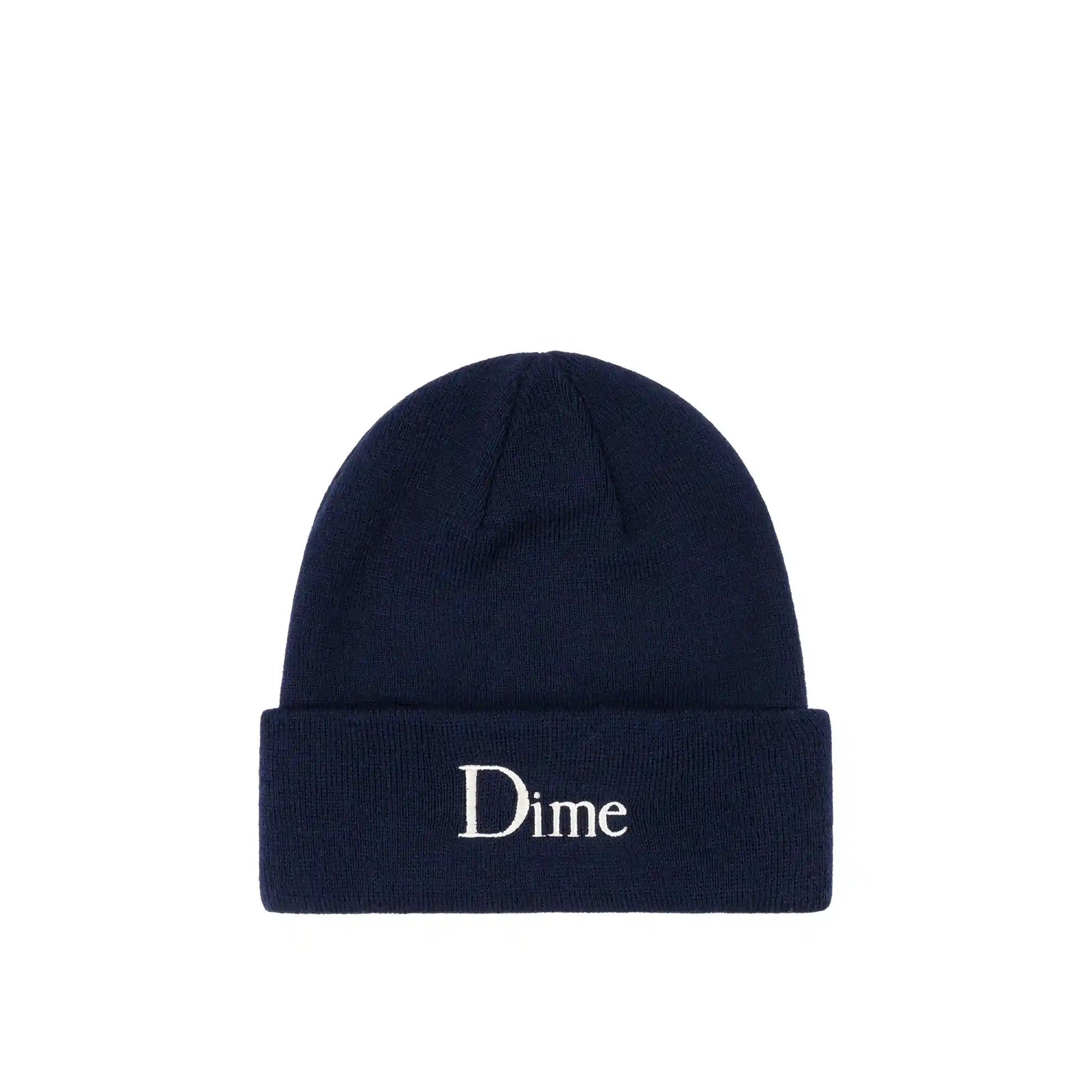 Dime Classic Wool Fold Beanie, indigo - Tiki Room Skateboards - 1