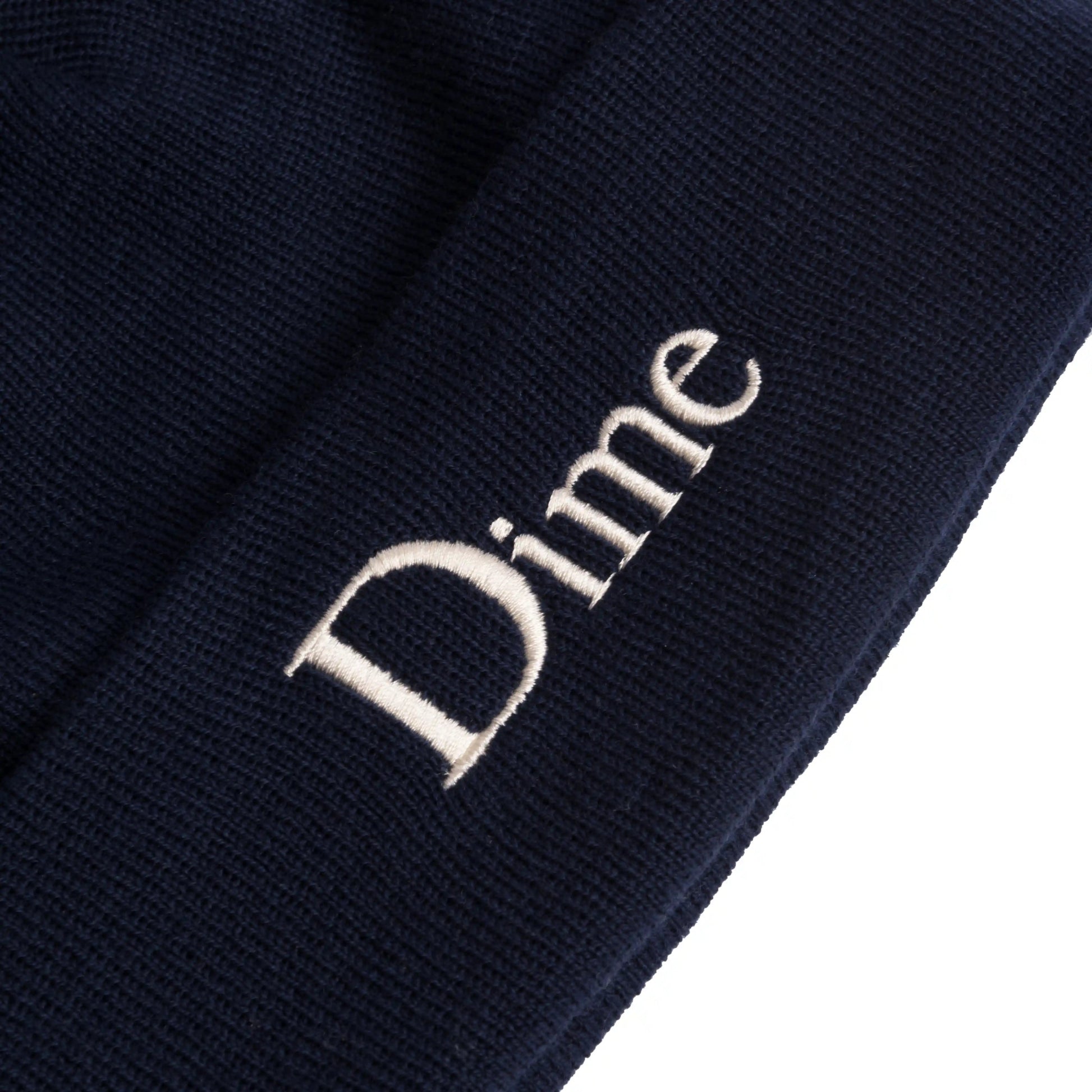 Dime Classic Wool Fold Beanie, indigo - Tiki Room Skateboards - 2