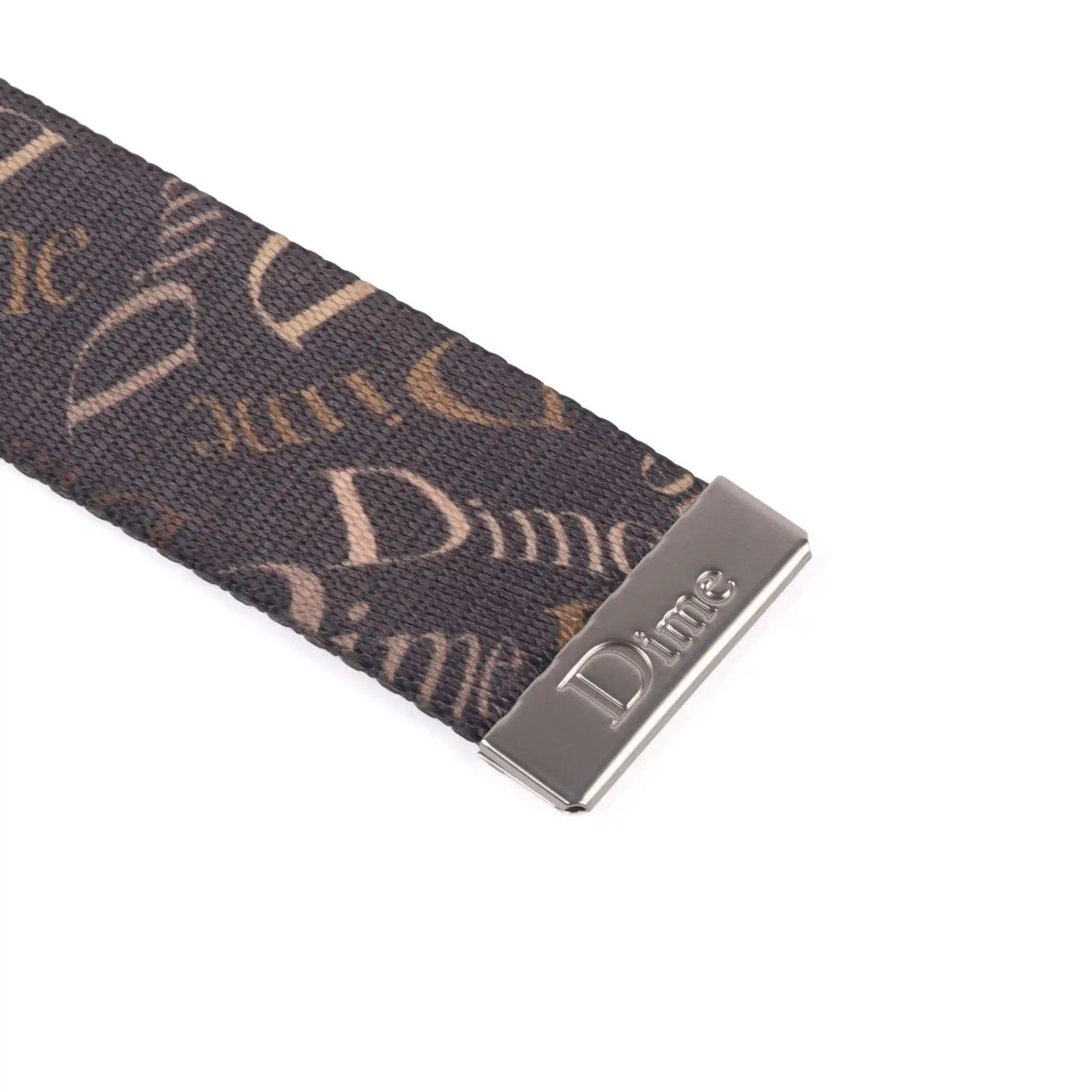 Dime Haha Web Belt, brown - Tiki Room Skateboards - 3