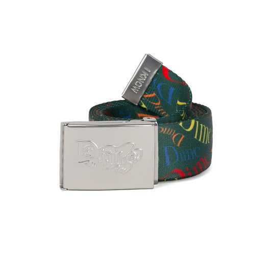 Dime Haha Web Belt, green - Tiki Room Skateboards - 1