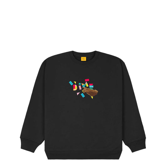 Dime Koko Crewneck, black - Tiki Room Skateboards - 1