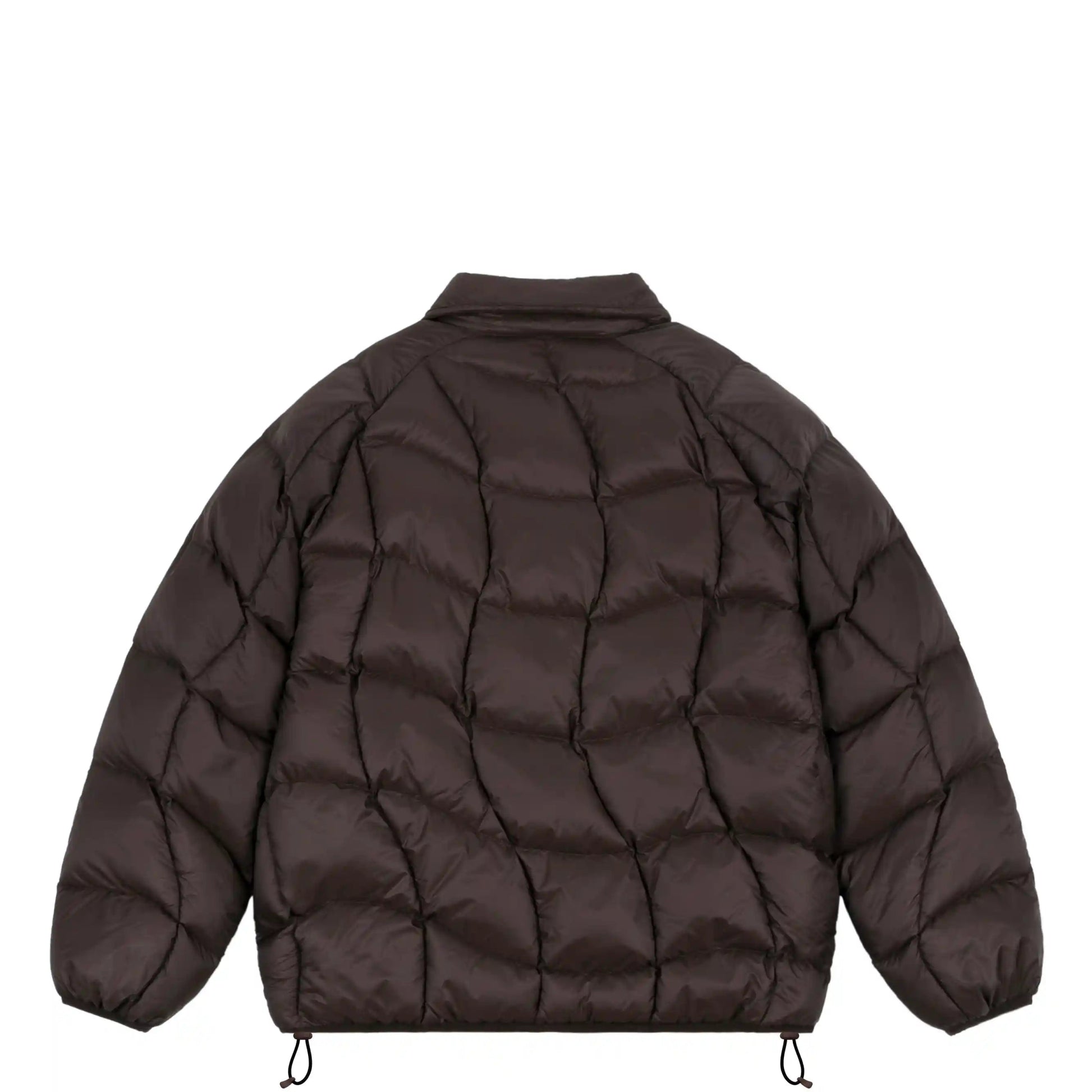 Dime Midweight Wave Puffer Jacket, espresso