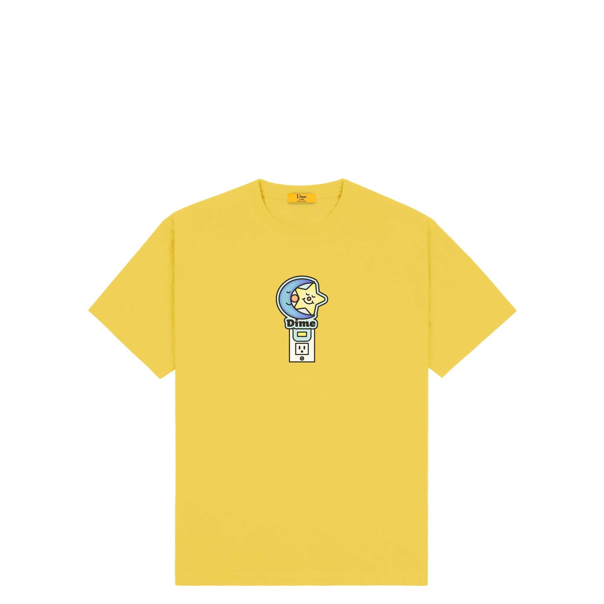 Dime Nightlight T-Shirt, lemon - Tiki Room Skateboards - 1
