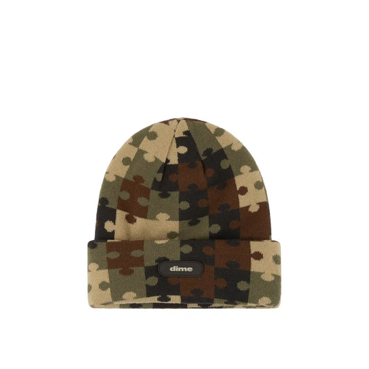 Dime Puzzle Fold Beanie, camo